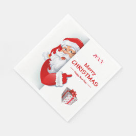 Servilleta De Papel Feliz Fiesta navideño