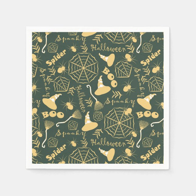 Servilleta De Papel Feliz Halloween (Anverso)