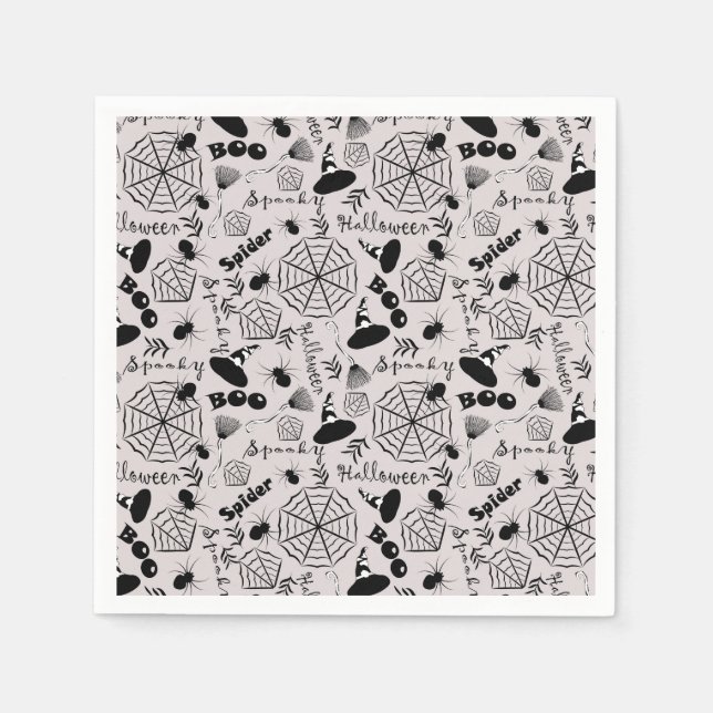 Servilleta De Papel Feliz Halloween (Anverso)