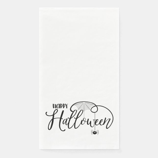 Servilleta De Papel Feliz Halloween (Anverso)