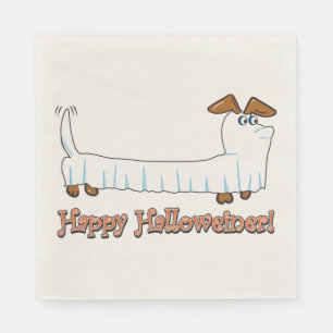 Servilleta De Papel Feliz Halloween Dachshund
