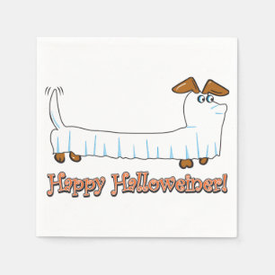 Servilleta De Papel Feliz Halloween Dachshund