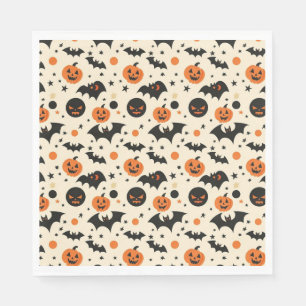 Servilleta De Papel Feliz Halloween espeluznante fiesta y fiesta de Ha