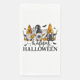 Servilleta De Papel Feliz Halloween Gnomes