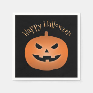 Servilleta De Papel Feliz Halloween Hauned Jack O Lantern Pumpkin