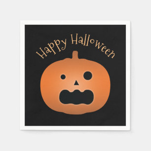 Servilleta De Papel Feliz Halloween Hauned Jack O Lantern Pumpkin