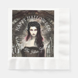 Servilleta De Papel Feliz Halloween Steampunk Gothic Fallen Angel