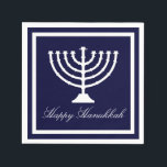 Servilleta De Papel Feliz Hanukkah<br><div class="desc">Feliz Hanukkah</div>