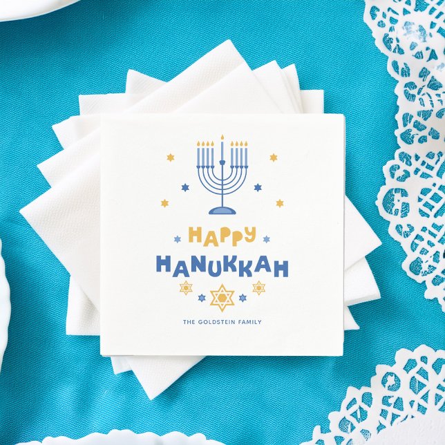 Servilleta De Papel "Feliz Hanukkah" personalizado (Subido por el creador)
