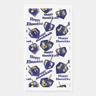 Servilleta De Papel Feliz Hanukkah Spinning Dreidel