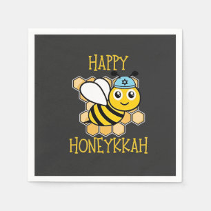 Servilleta De Papel Feliz Honeykkah Honey Bee Hanukkah Jewish