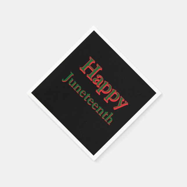 SERVILLETA DE PAPEL FELIZ JUNETEENTING NAPKINS (Borde)