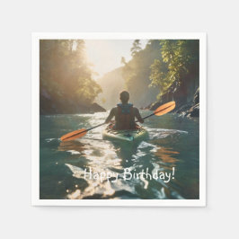 Servilleta De Papel Feliz Kayak