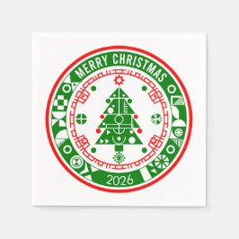 Servilleta De Papel Feliz Navidad