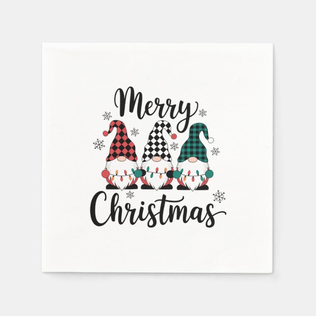 Servilleta De Papel Feliz Navidad (Anverso)