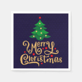 Servilleta De Papel Feliz Navidad
