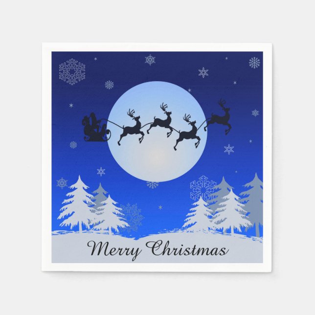 Servilleta De Papel Feliz Navidad (Anverso)