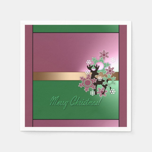 Servilleta De Papel ¡Feliz Navidad! (Anverso)