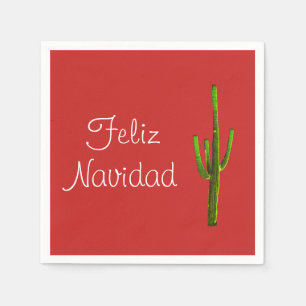 Servilleta De Papel Feliz Navidad