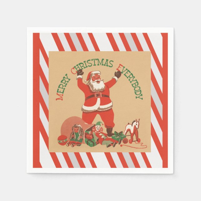 Servilleta De Papel Feliz Navidad (Anverso)