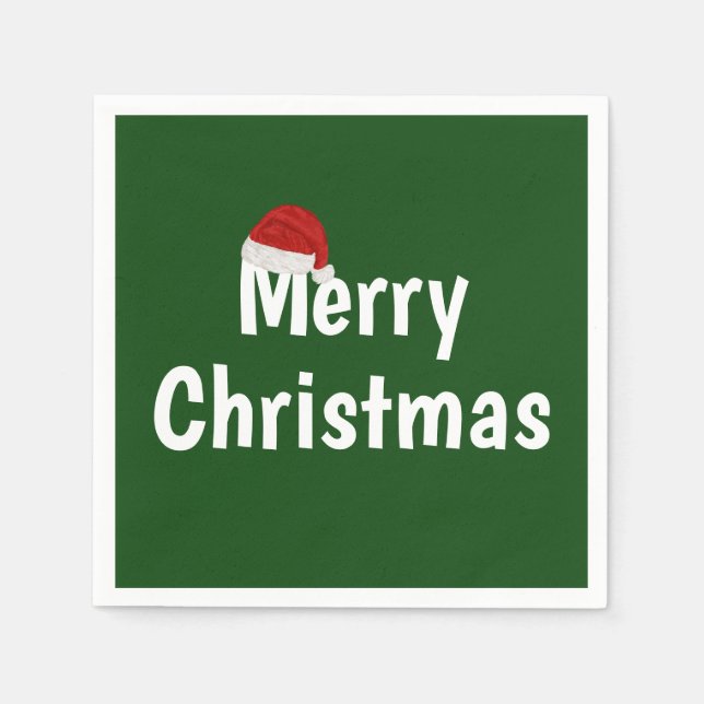 Servilleta De Papel Feliz Navidad (Anverso)