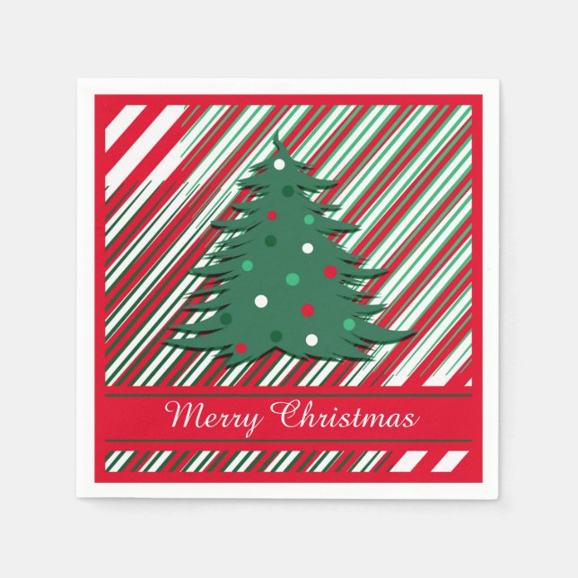 Servilleta De Papel Feliz Navidad (Anverso)