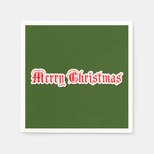 Servilleta De Papel Feliz Navidad