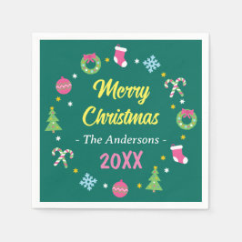 Servilleta De Papel Feliz Navidad