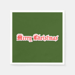 Servilleta De Papel Feliz Navidad