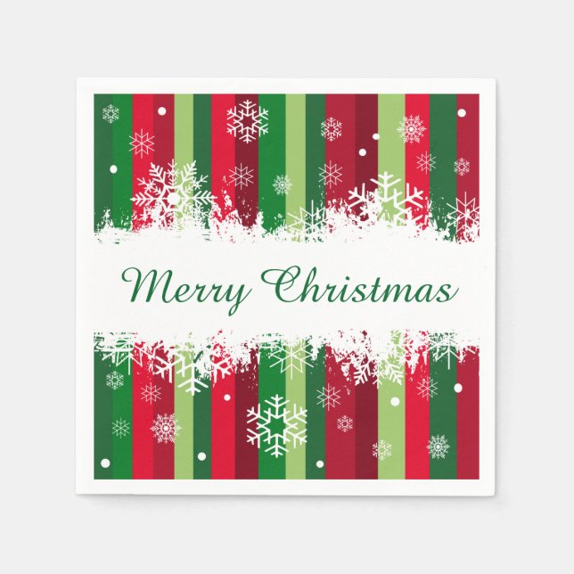 Servilleta De Papel Feliz Navidad (Anverso)