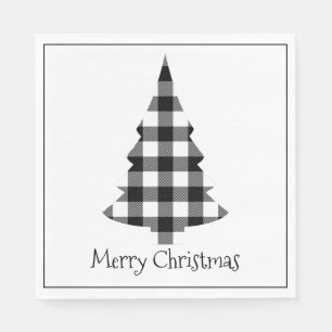 Servilleta De Papel Feliz Navidad Búfalo Navidades Rústicos