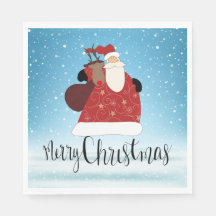 Feliz Navidad Papá Noel y Rudolph