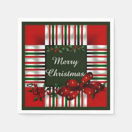 Servilleta De Papel Feliz Navidad personalizada