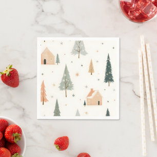 Servilleta De Papel Feliz Navidad! servilletas para navidades.