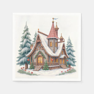 Servilleta De Papel Feliz Navidad! tarjeta de navidades. Navidades dul