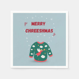Servilleta De Papel Feliz Navidad Ugly Sweater Angel