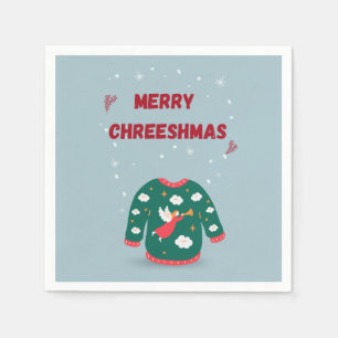 Servilleta De Papel Feliz Navidad Ugly Sweater Angel