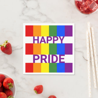 Servilleta De Papel Feliz orgullo Fiesta moderno arcoiris