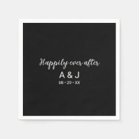 Feliz para siempre después del Boda del Monograma 