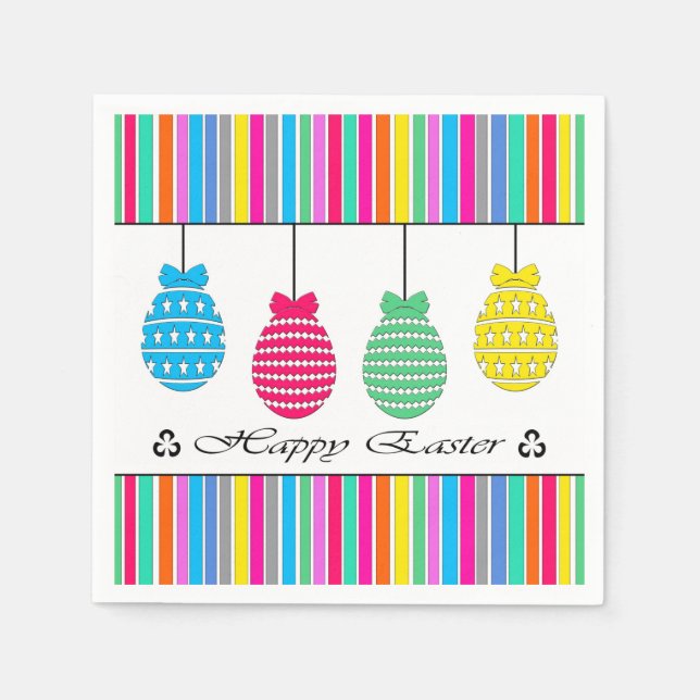 Servilleta De Papel Feliz Pascua (Anverso)