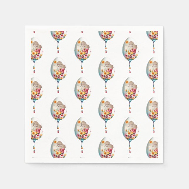 Servilleta De Papel ¡Feliz Pascua! (Anverso)