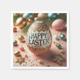 Servilleta De Papel Feliz Pascua