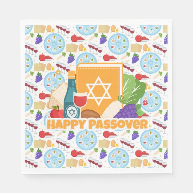 Servilleta De Papel Feliz Pascua (Anverso)