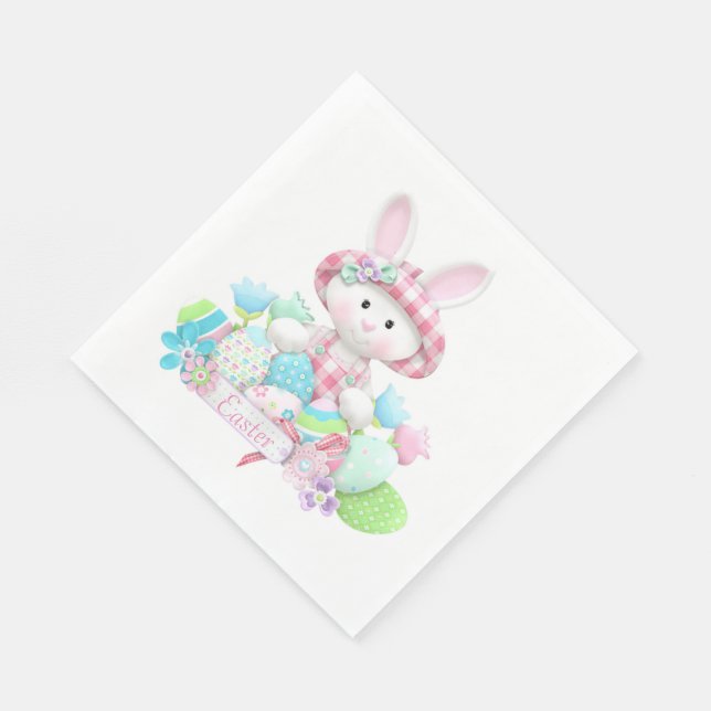 Servilleta De Papel Feliz Pascua (Esquina)