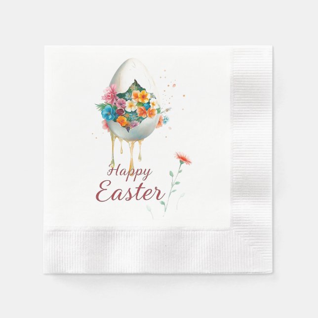 Servilleta De Papel ¡Feliz Pascua! (Anverso)