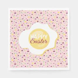 Servilleta De Papel Feliz Pascua.