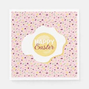 Servilleta De Papel Feliz Pascua.