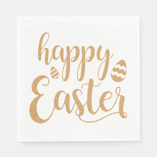 Servilleta De Papel Feliz Pascua (Anverso)