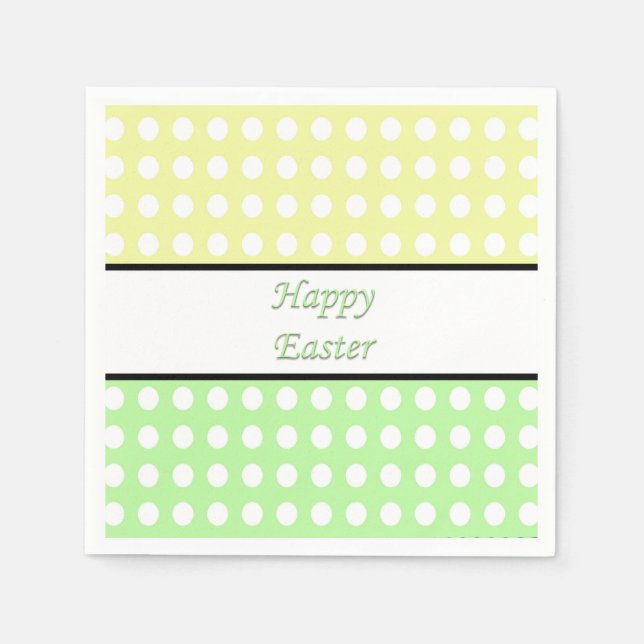 Servilleta De Papel Feliz Pascua (Anverso)