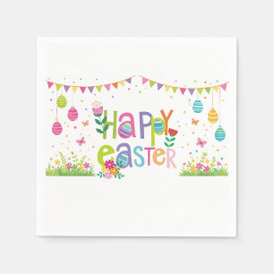 Servilleta De Papel Feliz Pascua